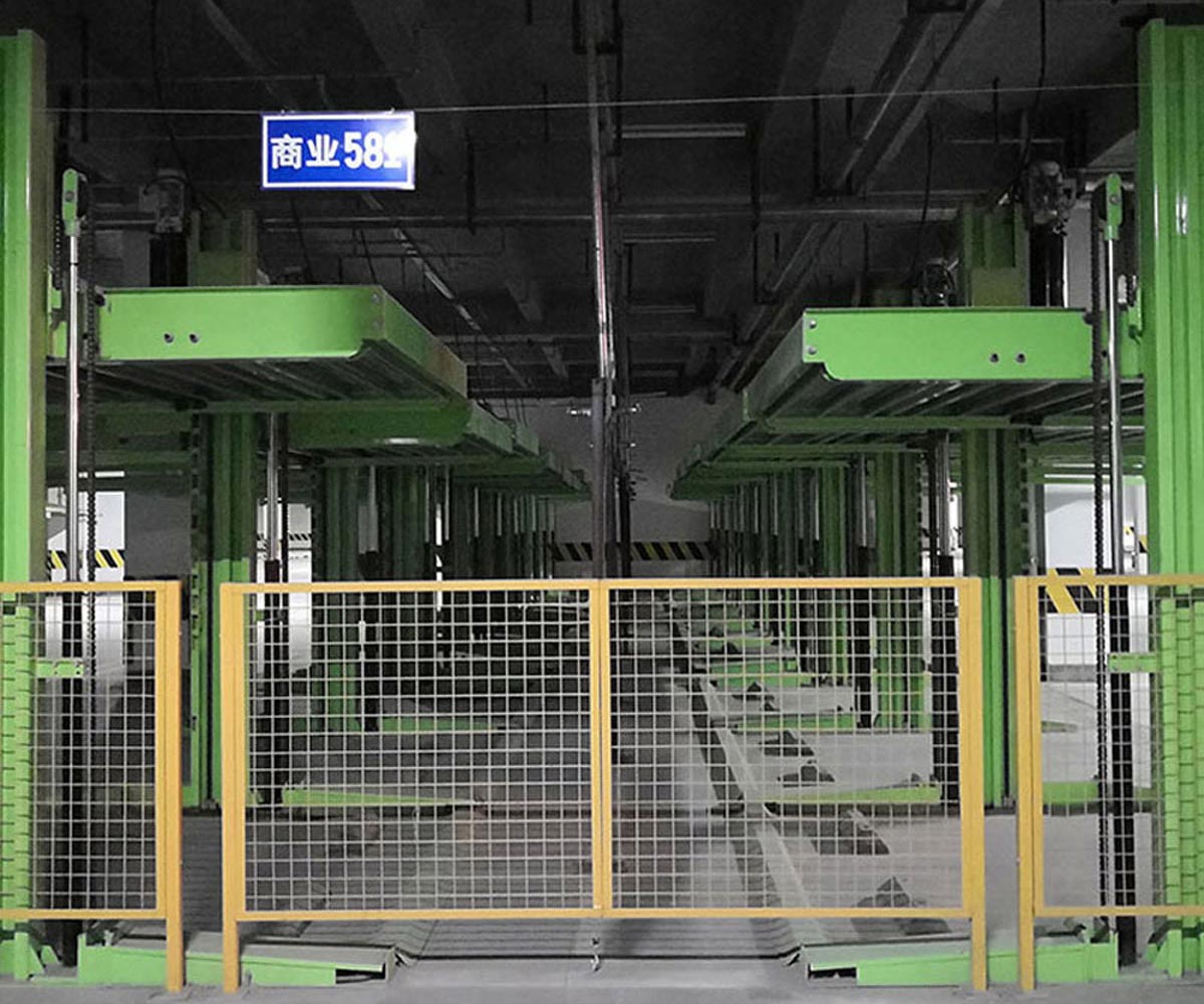 垂直升降立體車庫的工作原理
